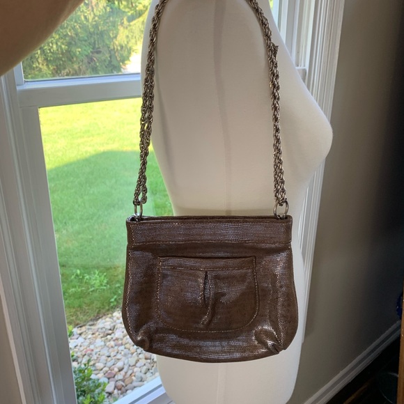 Laura Merkin Metallic Shoulder Bag - Picture 5 of 6